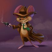TRAP RAT. Ilustração tradicional projeto de Andrew Rendon - 08.04.2020