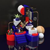Proyecto de Curso. 3D, 3D Animation, Concept Art, 3D Design, and Product Design project by Josue Muñoz Vasquez - 04.08.2020