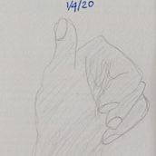 Draw a hand a day . Un progetto di Illustrazione tradizionale di Emma Price - 08.04.2020