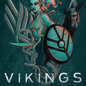 Mi Proyecto del curso: Ilustración vectorial: Vikings. Digital Illustration project by Daphne Garceran Lladosa - 04.08.2020