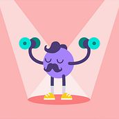 Fitman. Animation, 2D Animation, Character Animation, and Motion Graphics project by errederaquel - 04.08.2020