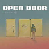 Version of album cover Open Door by Mike Shinoda. Digital Illustration project by Maria Sokolkova - 04.08.2020