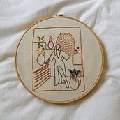 Mi Proyecto del curso: Técnicas básicas de bordado: puntadas, composiciones y gamas cromáticas. Un proyecto de Artesanía, Bordado, Costura y Creatividad de carlacupri - 08.04.2020