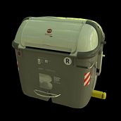 Barcelona 3D dumpster. 3D, Architecture, Digital Architecture, and 3D Design project by Borja Pastori - 04.08.2020