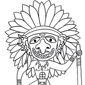 Mucho cacique y poco indio.. Digital Illustration project by Jorge Morcote - 04.09.2020
