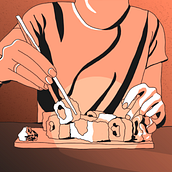 Foody. Ilustração digital projeto de Clementine Suraud - 20.01.2020