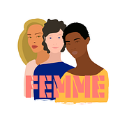Poster "Femme". Design de cartaz e Ilustração tradicional projeto de Clementine Suraud - 15.12.2019