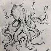 puntillismo. Drawing project by indra scavuzzo - 04.09.2020