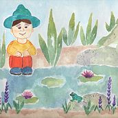 Mi Proyecto del curso: Ilustración en acuarela con influencia japonesa. Children's Illustration project by Auxi Núñez - 04.11.2020