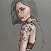 Mi Proyecto del curso: Ilustración con pastel y lápices de colores. Un progetto di Disegno artistico e Illustrazione tradizionale di Aláköl Lámat - 09.04.2020