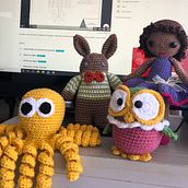 Mi Proyecto del curso: Amigurumi: creación de personajes con ganchillo. Arts, and Crafts project by Nilda Soto Medina - 04.10.2020