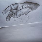 ``Unfinished hand´´ . Un proyecto de Dibujo a lápiz, Dibujo artístico, Dibujo de Retrato y Dibujo realista de Pablo Fernández Cuadrado - 22.05.2018