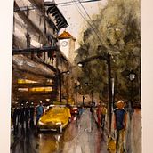 Mi Proyecto del curso: Paisajes urbanos en acuarela. Watercolor Painting project by ___f - 04.10.2020