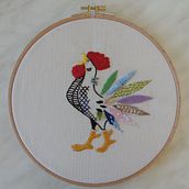 My project in Embroidery Techniques: Illustrating with Needle and Thread course. Bordado projeto de Damasia de Villalobos - 10.04.2020