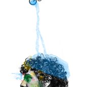 Ilustración Editorial. Cambios en nuestro cerebro.. Traditional illustration, and Digital Illustration project by Elena Gómez - 04.10.2020