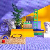 David Playground & Traveling Within My Room. 3D Modeling project by Anood OB - 04.10.2020