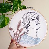 Retratos bordados Ein Projekt aus dem Bereich Stickerei von fuengomlara - 10.04.2020