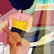 My project in From Amateur to Superillustrator course. Artistic Drawing, Digital Illustration, and Traditional illustration project by Alina Sidbrant - 04.10.2020