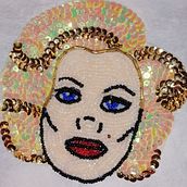 Mi Proyecto del curso: Retratos bordados en pedrería. Embroider project by Yamile Gardi - 04.14.2020