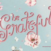 Be Grateful! . Calligraph, Drawing, Pencil Drawing, Artistic Drawing, Digital Drawing, T, pograph, Design, and Design project by Brígida Marques - 04.13.2020