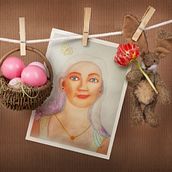My project in Illustrated Portrait in Watercolor course: Anna Sosnovskaya. Traditional illustration, Watercolor Painting, and Web Design project by Анна Сосновская - 04.11.2020