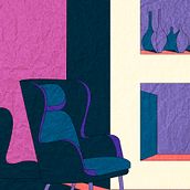 Salón.. Un proyecto de Diseño gráfico e Ilustración tradicional de Olga Fernández Pero - 05.02.2020