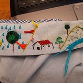 Mi Proyecto del curso: Técnicas básicas de bordado: puntadas, composiciones y gamas cromáticas. Embroider project by adrianagvm - 04.12.2020