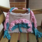 Bolso botánico. Arts, and Crafts project by anaflogar - 04.12.2020