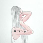 Mi Proyecto del curso: Ilustración con pastel y lápices de colores. Un proyecto de Dibujo, Dibujo a lápiz, Dibujo artístico y Dibujo de Retrato de Uxue - 12.04.2020