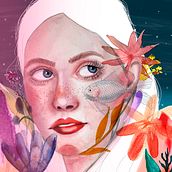 Mi Proyecto del curso: Retrato ilustrado en acuarela Ein Projekt aus dem Bereich Traditionelle Illustration, Digitale Illustration und Aquarellmalerei von Miriam Herrán - 12.04.2020
