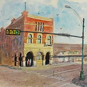 My project in Architectural Sketching with Watercolor and Ink course. Watercolor Painting project by Herb Reed - 04.12.2020