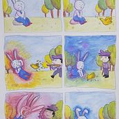Mi Proyecto del curso: Introducción a la psicología del color: la narrativa cromática. Un projet de B , et e dessinée de christel_90 - 13.04.2020