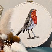 Mi Proyecto del curso: Pintar con hilo: técnicas de ilustración textil. Embroider project by cgonzalez059 - 01.25.2021