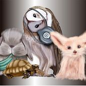 Dibujo digital. Fine Arts, Concept Art, Creativit, App Development, Drawing, Digital Drawing, Realistic Drawing, Character Design, and Digital Illustration project by Yolanda López Pascual - 04.13.2020