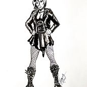 Mi Proyecto del curso: Diseño de personajes femeninos para cómics. Projekt z dziedziny  R, sunek art, st i czn użytkownika Jose E Vazquez - 13.04.2020