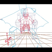 Batman vs el pingüino . 2D Animation project by Edwar Octavio Gómez Jiménez - 04.13.2020