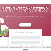 Diseño web periferica.cat. Un proyecto de Diseño y Diseño Web de Judith - 13.11.2019