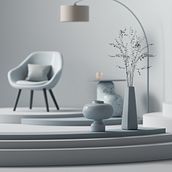 Blue Space . 3D & Interior Design project by everthon estevan machado masson - 04.14.2020