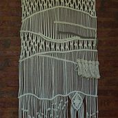 Mi Proyecto del curso: Introducción al macramé: creación de un tapiz decorativo. Macramé project by Carolina Tacchella - 04.14.2020