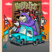 Graffiti Rock!. Projekt z dziedziny Trad, c, jna ilustracja, Ilustracja c i frowa użytkownika craze samz88 - 14.04.2020