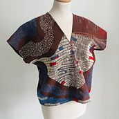 My project in Designing Handicraft Garments from Scratch course. Bordado projeto de Kirsty Ross - 06.06.2020