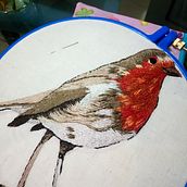 Mi Proyecto del curso: Pintar con hilo: técnicas de ilustración textil. Arts, Crafts, and Design project by Osa Polar - 04.15.2020