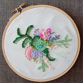 My project in Advanced Embroidery Techniques: Stitches and Compositions with Volume course. Projekt z dziedziny  Haft użytkownika ladyyang - 15.04.2020
