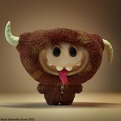 Mi Proyecto final del curso con Zbrush y Cinema4D. 3D project by Borja Saavedra - 04.15.2020