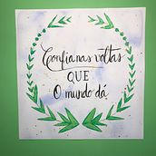 Meu projeto do curso: Caligrafia com pincéis de água para principiantes. Un proyecto de  de anamargaridaterencio - 15.04.2020
