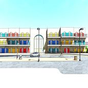 Hotel in Jaffa. Een project van Architectuur van Asaf Sasson - 15.04.2020