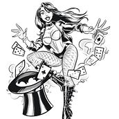 Zatanna projeto final do curso.. Character Design project by Al Ramon - 04.15.2020
