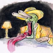 Toon Love. Un proyecto de Diseño de personajes, Ilustración tradicional y Pintura a la acuarela de shannon - 15.02.2020