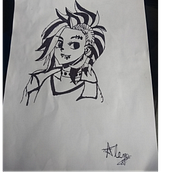 Mi Proyecto del curso: Creación de personajes manga.. Traditional illustration project by andresarcia19 - 04.15.2020