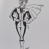 My project in Female Character Design for Comics course. Un proyecto de Dibujo de Bangelier Vanel - 15.04.2020